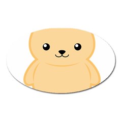 Kawaii Cat Oval Magnet by KawaiiKawaii