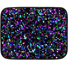 Glitter 1 Double Sided Fleece Blanket (mini)  by MedusArt
