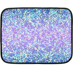 Glitter 2 Double Sided Fleece Blanket (mini)  by MedusArt