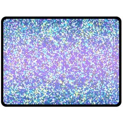 Glitter 2 Double Sided Fleece Blanket (large)  by MedusArt
