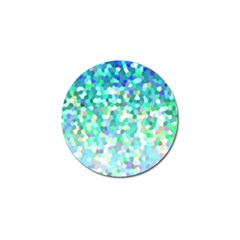 Mosaic Sparkley 1 Golf Ball Marker (10 Pack) by MedusArt