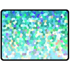 Mosaic Sparkley 1 Double Sided Fleece Blanket (large)  by MedusArt