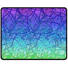 Grunge Art Abstract G57 Double Sided Fleece Blanket (medium)  by MedusArt