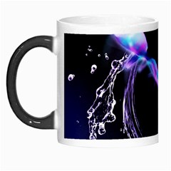 Orca With Glowing Line Jumping Out Of A Circle Mad Of Water Morph Mugs by FantasyWorld7