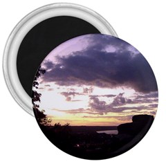  Sunset Over The Valley 3  Magnets by canvasngiftshop