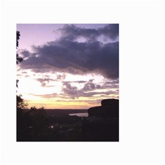  Sunset Over The Valley Small Garden Flag (two Sides) by canvasngiftshop