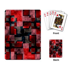 Textured Shapes Playing Cards Single Design by LalyLauraFLM