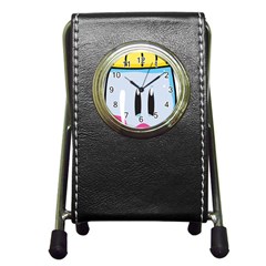 Purp Baby Bottle Pen Holder Desk Clocks by grimelab