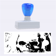Skull Worship Rubber Stamps (large) by icarusismartdesigns
