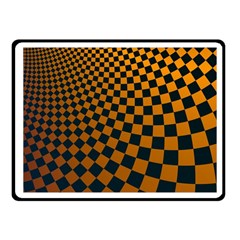 Abstract Square Checkers  Fleece Blanket (small) by OZMedia