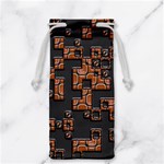 Brown pieces Jewelry Bag Front