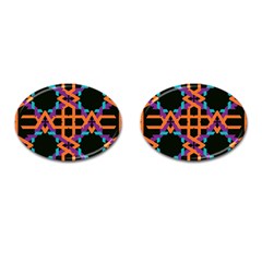 Juxtaposed Shapes Cufflinks (oval) by LalyLauraFLM