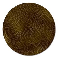 Reptile Skin Magnet 5  (round) by trendistuff