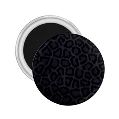 Black Leopard Print 2 25  Magnets by trendistuff