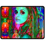 Alice In Wonderland Double Sided Fleece Blanket (Large)  80 x60  Blanket Front