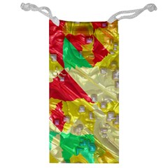 Colorful 3d Texture   Jewelry Bag by LalyLauraFLM