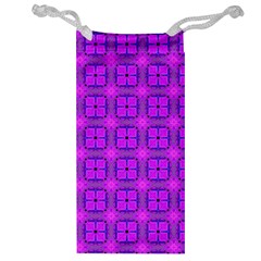 Abstract Dancing Diamonds Purple Violet Jewelry Bags by DianeClancy