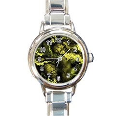 Amazing Fractal 24 Round Italian Charm Watch by Fractalworld