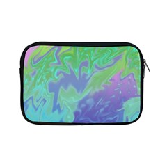 Green Blue Pink Color Splash Apple Ipad Mini Zipper Cases by BrightVibesDesign
