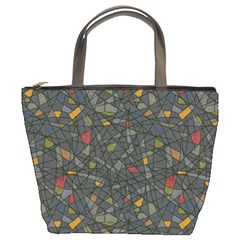 Abstract Reg Bucket Bags by FunkyPatterns