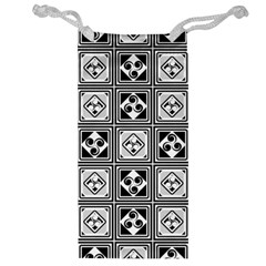 Black And White Jewelry Bags by FunkyPatterns
