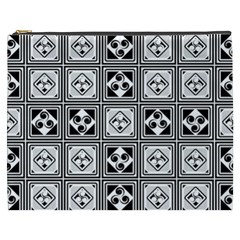 Black And White Cosmetic Bag (xxxl)  by FunkyPatterns