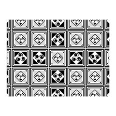 Black And White Double Sided Flano Blanket (mini)  by FunkyPatterns