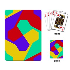 Colorful Misc Shapes                                                  			playing Cards Single Design by LalyLauraFLM