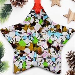 Brush Strokes On A White Background                                                   			ornament (star) by LalyLauraFLM