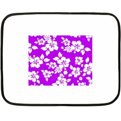 Purple Hawaiian Fleece Blanket (mini) by AlohaStore