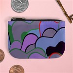 Wavy shapes pieces                                                                          	Mini Coin Purse Front