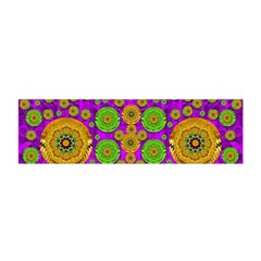 Fantasy Sunroses In The Sun Satin Scarf (oblong) by pepitasart