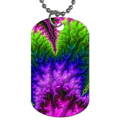 Amazing Special Fractal 25c Dog Tag (one Side) by Fractalworld