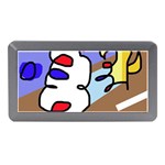 Abstract comic Memory Card Reader (Mini) Front