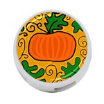 Thanksgiving pumpkin 4-Port USB Hub (Two Sides)  Back