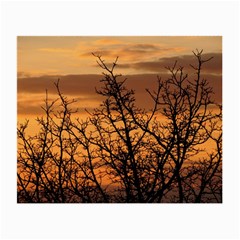 Colorful Sunset Small Glasses Cloth (2-side) by picsaspassion