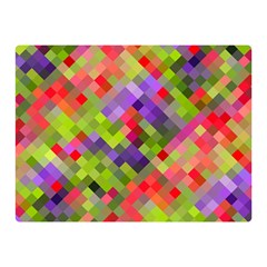 Colorful Mosaic Double Sided Flano Blanket (mini)  by DanaeStudio