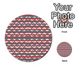 Geometric Waves Multi-purpose Cards (Round)  Back 34