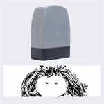 Angry Girl Doll Name Stamps 1.4 x0.5  Stamp