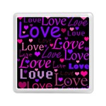 Love pattern 2 Memory Card Reader (Square)  Front