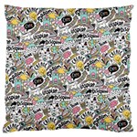 Communication Web Seamless Pattern Large Flano Cushion Case (One Side) Front