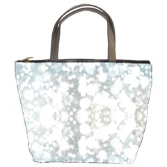 Light Circles, Watercolor Art Painting Bucket Bags by picsaspassion