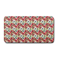 Gorgeous Red Flower Pattern Medium Bar Mats by Brittlevirginclothing