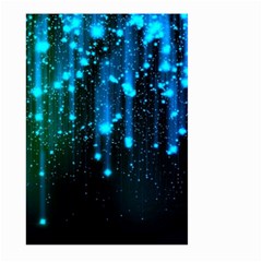 Abstract Stars Falling Large Garden Flag (two Sides) by Brittlevirginclothing