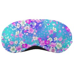 Colorful Pastel Flowers Sleeping Masks by Brittlevirginclothing