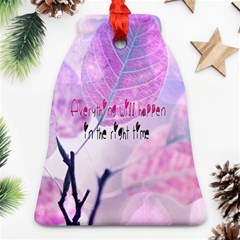 Magic Leaves Bell Ornament (2 Sides) by Brittlevirginclothing