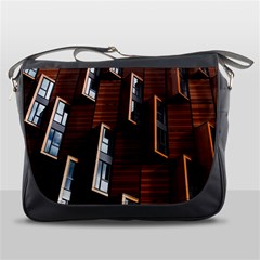 Abstract Architecture Building Business Messenger Bags by Amaryn4rt