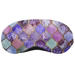 Blue moroccan mosaic Sleeping Masks Front