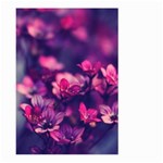 Blurry flowers Large Garden Flag (Two Sides) Back