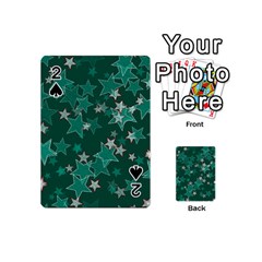 Star Seamless Tile Background Abstract Playing Cards 54 (mini)  by Amaryn4rt